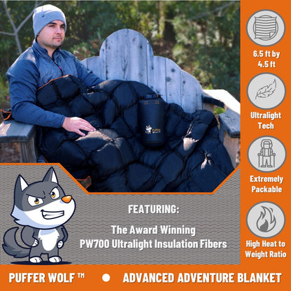 PUFFER WOLF: PW700 Double Insulated Outdoor Blanket