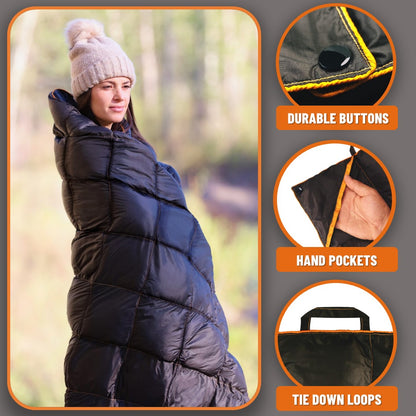 PUFFER WOLF: PW700 Double Insulated Outdoor Blanket