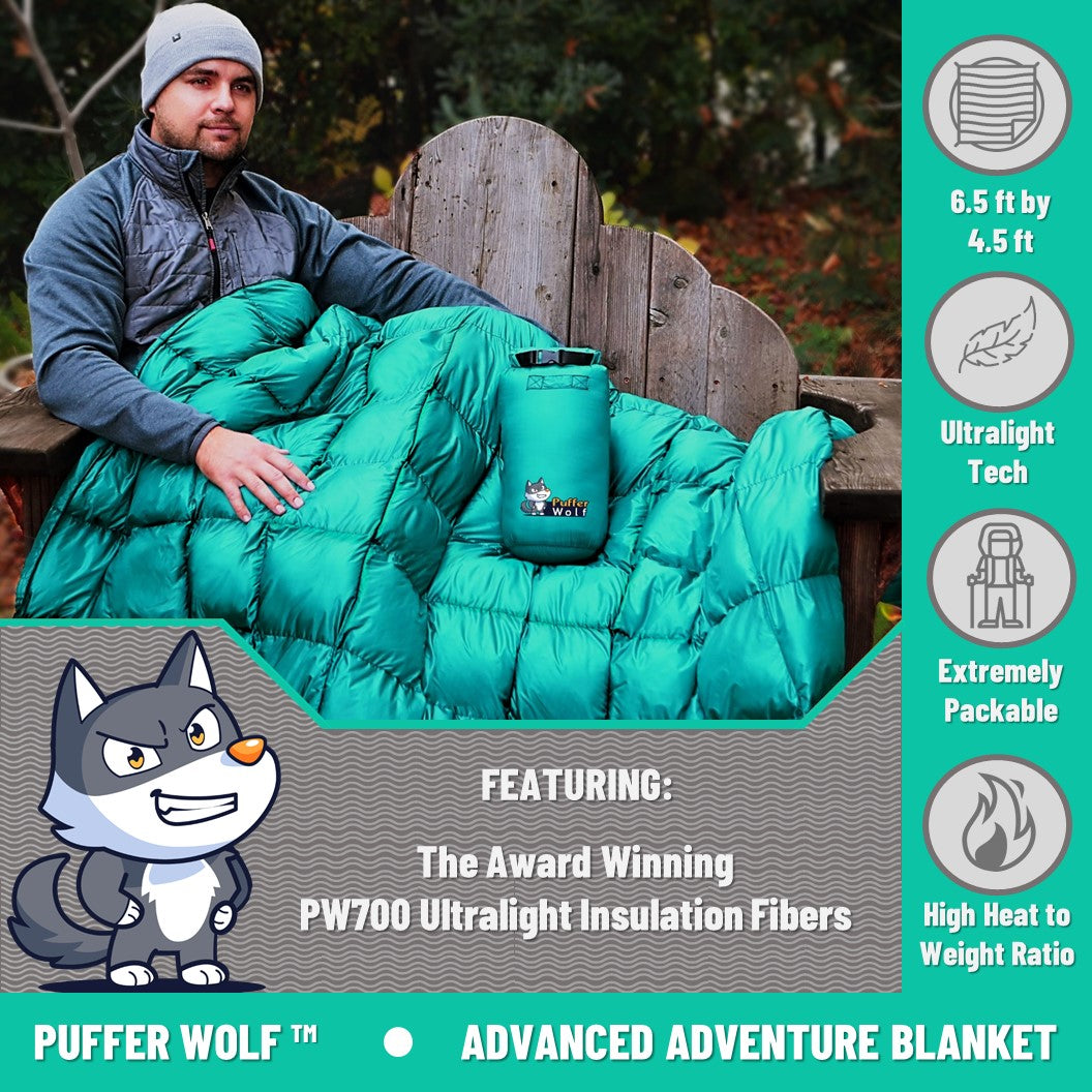 PUFFER WOLF: PW700 Double Insulated Outdoor Blanket