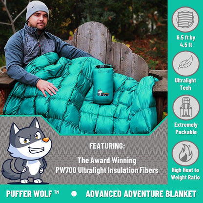 PUFFER WOLF: PW700 Double Insulated Outdoor Blanket